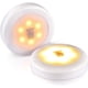 thumbnail image 1 of Lámpara táctil inalámbrica de 2 piezas, luz nocturna autoadhesiva regulable, lámpara LED a pilas, aplique de pared de luz cálida para iluminación debajo de muebles, armarios, entradas, armarios, estan, 1 of 5