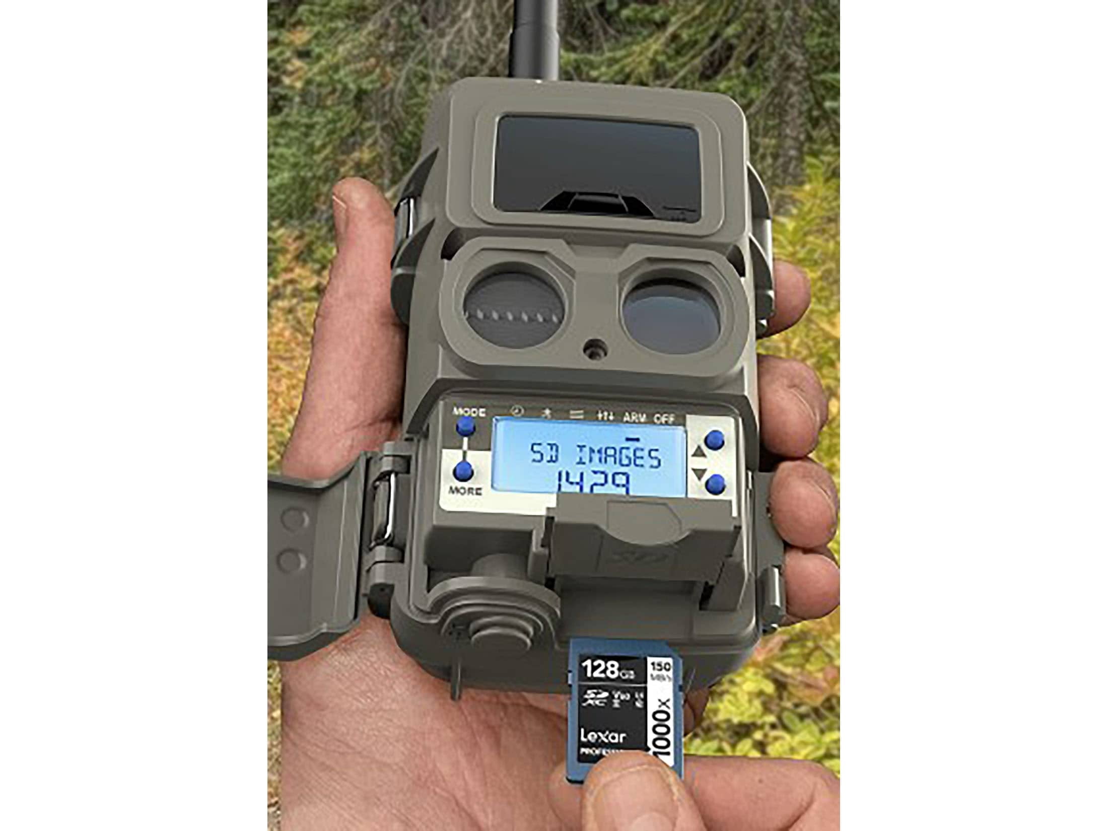 Cuddeback CuddeLink Zoom IR Trail Camera, High-Definition, 850nm IR LEDs, LTE Network, High Gain Antenna (LLZ-5A)