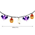 thumbnail image 2 of Lights LED 3D Pumpkin Bat Battery Operated String Lights Christmas Bulbs for outside Christmas Lights Short Strand Wire Plug in Lights Warm Outdoor Lights String Christmas Lights And Bulbs, 2 of 3