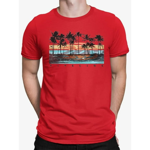 Pipeline Beach Scene Graphic - T-shirt Men's