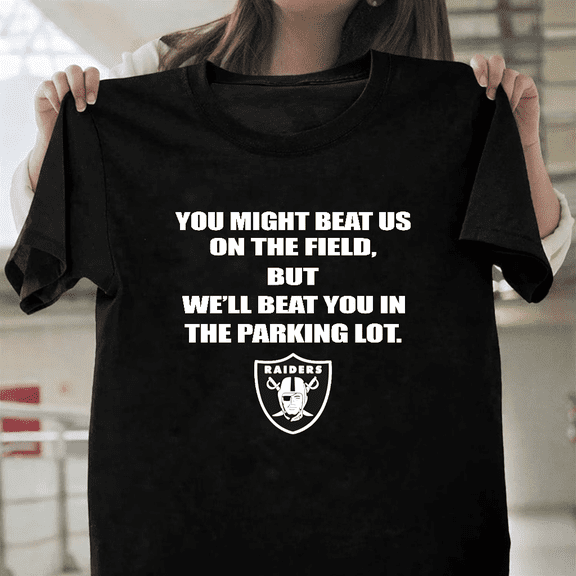 Raiders Parking Lot Football Tailgate Fan Sports Unisex T-Shirt, up to size 3XL.