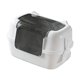 thumbnail image 2 of Caja de arena para gatos cerrada, orinal portátil con tapa desmontable y tapa para gatos Blanco, 2 of 9