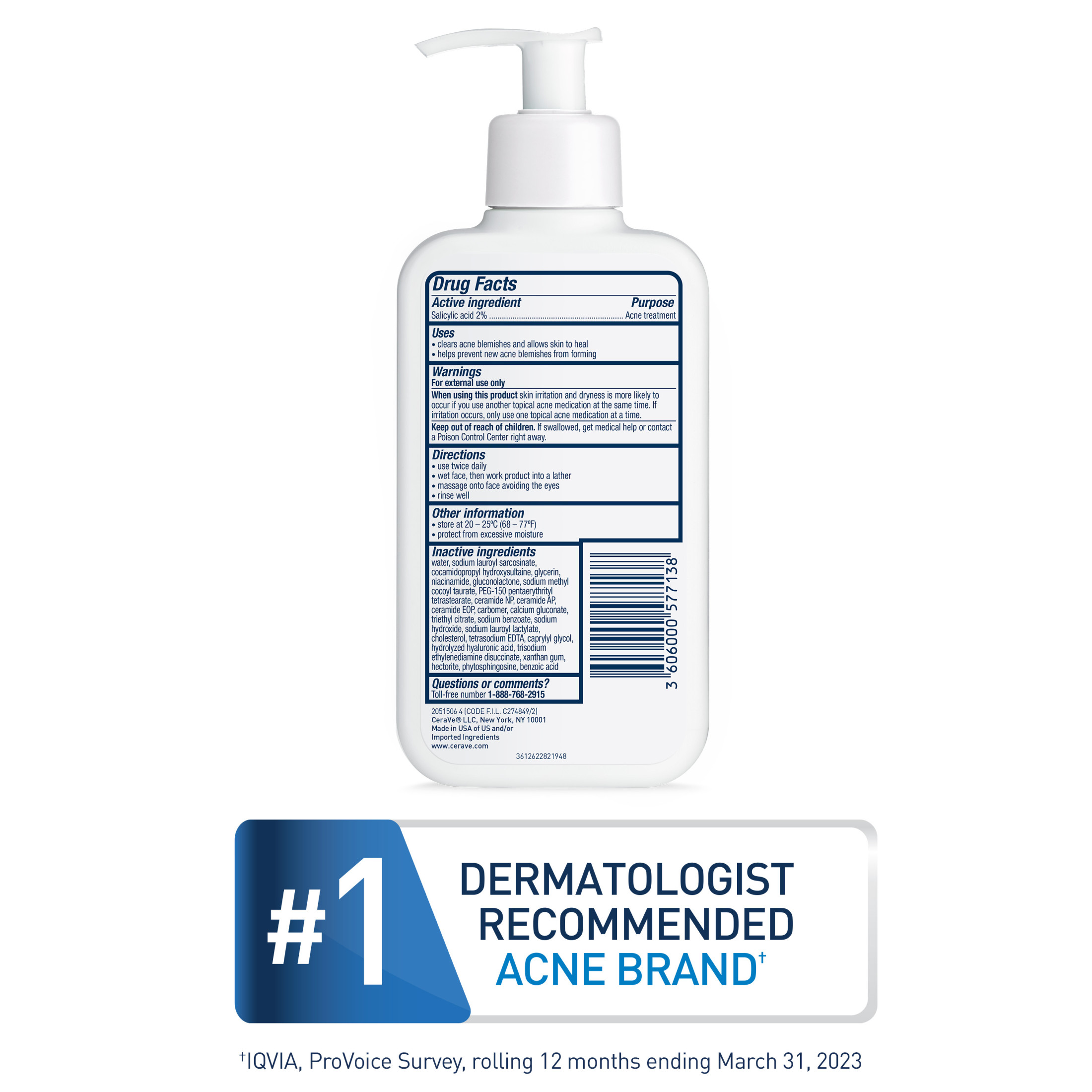 CeraVe Acne Control Cleanser with Salicylic Acid photo 4