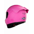 thumbnail image 4 of Casco Abatible De Moto Kov Litio Zurf Rosa Mate Dot, 4 of 5