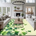 thumbnail image 4 of Country Leaves 5'x8' Area Rug for Living Room, Green Leaf Branches Vine Botanical Rustic Washable Non-Slip Rugs for Bedroom Nursery Dining Room, Low-Pile Kitchen Carpet Large Entryway Rugs, 4 of 9
