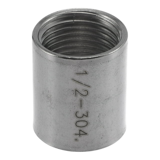 Conector de acoplamiento de tubería hembra BSPT de acero inoxidable 304 de 1/2" 1 Pc