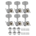 thumbnail image 1 of Guitar Machine Heads, Professional Design Guitar Tuning Pegs Keys Corrison Resistance Metal Material Stable Structure  For Ukulele 3 Left And 3 Right,2 Left And 4 Right,4 Left And, 1 of 8