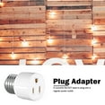 thumbnail image 3 of Adaptador eléctrico para lámparas con enchufe estándar de 3 clavijas de plástico para bombillas, 3 of 3
