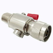 Coaxial N Type Lightning Arrestor 0 to 6 GHz (N-Male/N-Female) 50ohm,Protects 3G, 4G, LTE,GPS, 2.4GHz /5GHz Wi-Fi,