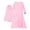 Pink, variant on Odeerbi Kids Girls Cotton Muslim Dress with Hijab One-Piece Islamic Prayer Dress Solid Color Long Sleeve Dress with Headscarf Set Kids Girls Clothes
