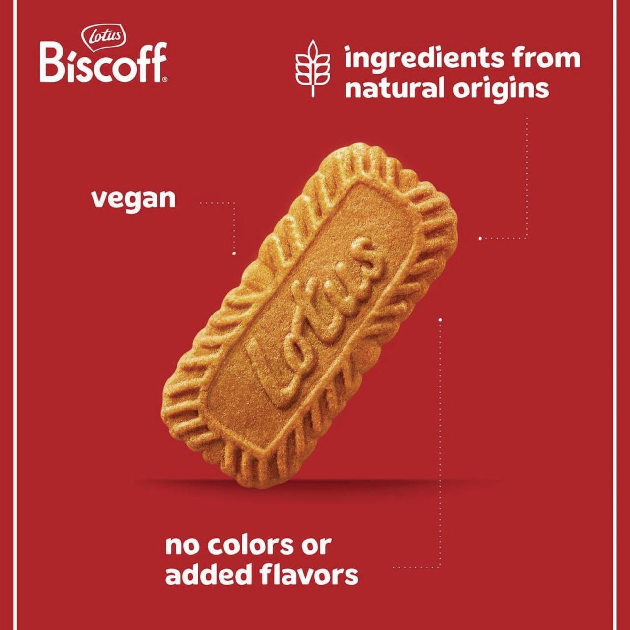 Biscoff 50639 0.22 oz Bag Cookies Dispenser Box, Caramel Cookie (150/Carton)