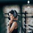 thumbnail image 4 of Bluetooth Headphones Over Ear, HiFi Stereo Sound, Intelligent Noise Reduction, Foldable, Long Battery Life 12H, 5.1 Bluetooth, Wired/Wireless, T-card Playback, with Charging Cable, 4 of 7