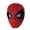 B, variant on 11" Full Head Halloween Hero Mask with Moving Eyes, Breathable Elastic Fabric Hero Cosplay Mask Helmet, Chin Control Eyes Blinking Touch-Activated LED Eyes, Halloween Costume Mask for Teen Adults #C