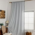 thumbnail image 3 of Nvzi Pretty Curtains 140*175CM - 1 slice grey Rod-Pocket Curtains, Polyester Window Drapes for Privacy & Light Filtering, Curtains & for Living Room Bedroom Decor, 3 of 4