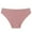 Pink, variant on fatyb Cotton Bikini Panties for Women Low Rise High Cut Underwear Seamless Stretch Ladies No Show Briefs