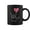 Black, variant on Asl I Love You Hand Sign Language Heart Valentines Day Coffee Mugs