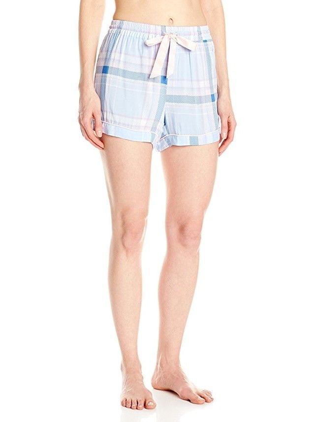 Nautica - Nautica Women's Plaid Pajama Shorts, Blue, XXL - Walmart.com ...