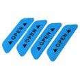 thumbnail image 1 of Unique Bargains 4pcs Car Door Reflective Sticker Open Warning Tape Safety Sign Decal Warning Mark Night Reflective for Auto Blue, 1 of 7