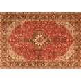 thumbnail image 1 of Ahgly Company Indoor Rectangle Medallion Orange Traditional Area Rugs, 5' x 7', 1 of 1