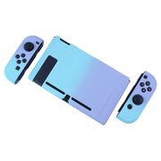 XIHAMA PlayVital Back Cover for Nintendo Switch Console, Handheld Controller Separable Protector Hard Shell for NS Joycon, Customized Dockable Protective Case for Nintendo Switch
