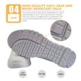 thumbnail image 7 of COEQINE Girls Sneakers Mesh Breathable Lace Up White Sole Women Running Shoes for Travel Outdoor Training Athletic Sport Shoes Footwear for Easter Day, Easter Bunny Egg Basket, 7 of 7