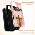 thumbnail image 2 of God Cross Phone Case – Christian Floral Faith Cover with Heart and Scripture-Inspired Design Compatible with iPhone 16 15 14 13 12 11 Pro Max, 2 of 6