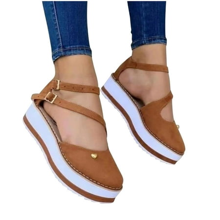 

Summer Ladies Women Flat Thick Soled Shoes Fashion Casual Beach Sandals