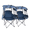 Blue 2 Pack, variant on ABORON Camping Chair with Canopy, Folding Camping Canopy Chair with Ice Bag, Side Pocket and Cup Holder, Outdoor Portable Beach Lounge Chair for Adults Camping, Fishing, Lawn and Tailgates - Blue