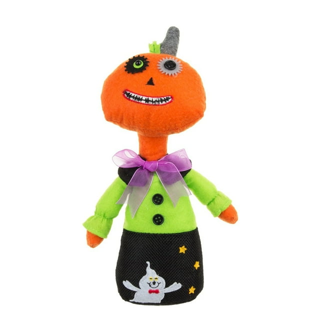 CJiaWei Halloween Decorations Set Witch Pumpkin Tabletop Figurines Cute Desktop For Home Party