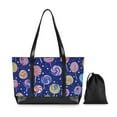 thumbnail image 7 of FORMRS Laptop Tote Bag for Women with 15.6" Computer Compartments Handbag, Blue Colorful Candies, 7 of 7
