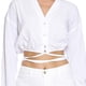 thumbnail image 4 of Blusa Manga Larga Cuello Jareta En Cintura Mujer Juvenil 330719 blanco G INCÃGNITA 330719, 4 of 5