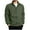 Army Green, variant on Men's Lightweight Jackets Zip Up Stand Collar Golf Jacket Light Fall Spring Golf Stylish Dress Coat Work Outwear Tops