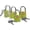 Dark Green, variant on TSA Locks for Luggage with , Luggage Locks TSA Approved 4 Pack, International Travel Essentials, Small Padlock with Key, Mini Padlock for Suitcase, Backpack, Bag, Zipper, Case, Box