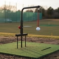 thumbnail image 6 of Lazsy Golf Hitting Practice Aid Adjustable Height Golf Swing Training Stable Ground Stake Training Equipment for Beginners, Backyard, 6 of 10