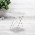 thumbnail image 3 of 28'' Square Gold Indoor-Outdoor Steel Folding Patio Table, 3 of 3
