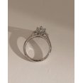 thumbnail image 3 of Diiro 925 Silver Ring, Marquise Cut Solitaire Engagement Ring with Side Stones, Elegant Wedding Ring for Women, Classic Promise Ring, 3 of 5