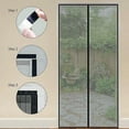 140*240cm Mosquito Net Door Fly Curtain Automatic Closing for