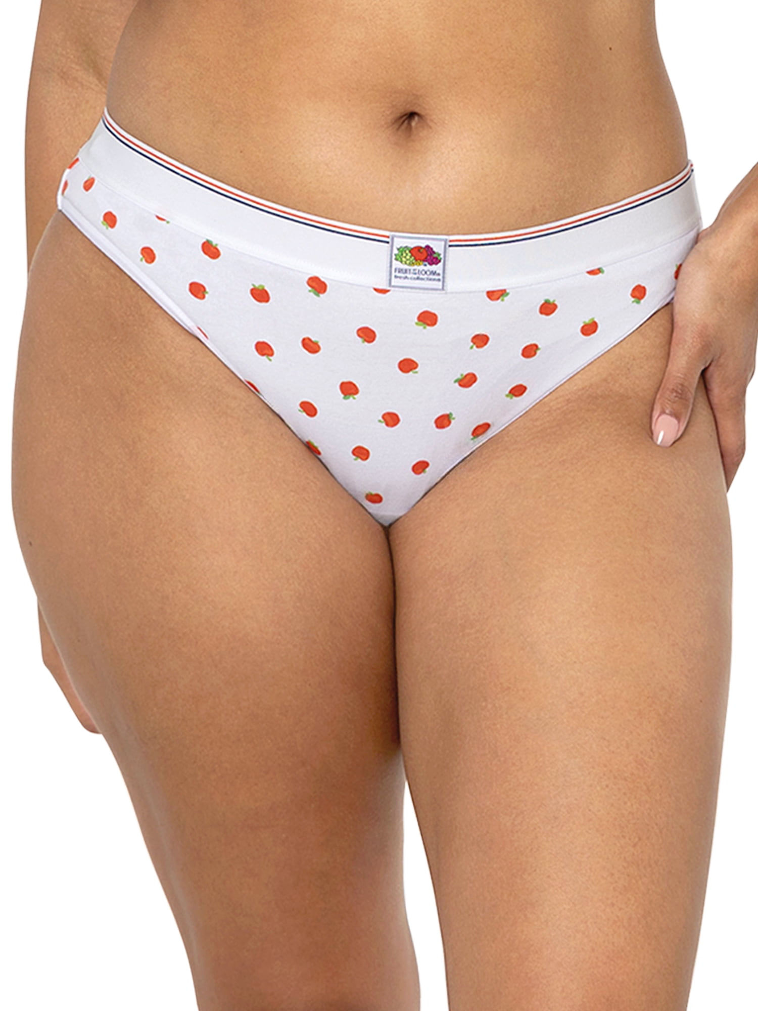 fresh collection by Fruit of the Loom Women's Cotton Bikini Underwear 2-pack
