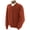 Brick, variant on Men's V-Neck Long Sleeve Pullover #1747