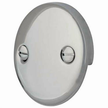 Bath Tub Overflow Plate  Chrome