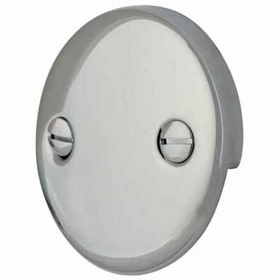 Bath Tub Overflow Plate Chrome