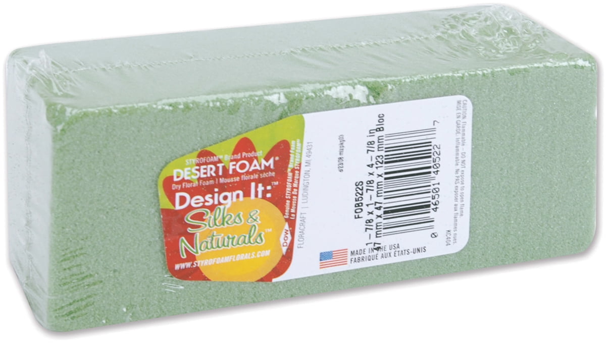 Desert Foam Dry Foam Block4.875"X1.875"X1.875" Walmart Canada