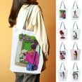 thumbnail image 2 of Roomy Solid Shoulder Straps Shoulder Pouch Small Zipper Cute Little Girl Print Tote Pouch for Work, 2 of 10