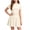 Beige, variant on Spazoro Kids Girls 2 Piece Outfit Set, Casual T-Shirts & A-Line Skorts Breathable Solid Color Summer Clothes Sets for Tennis Black Size 7-8