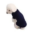 thumbnail image 2 of Pet Sweatshirt, Comfortable Cotton Blend Dog Shirt with Trendy Design, Everyday Wear for Puppies to Stay Warm & Stylish Navy 16, 2 of 3