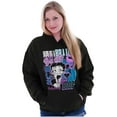 thumbnail image 3 of Kanji Betty Boop Beauty and Brains Women Plus Size Hoodie Brisco Brands 4X, 3 of 4