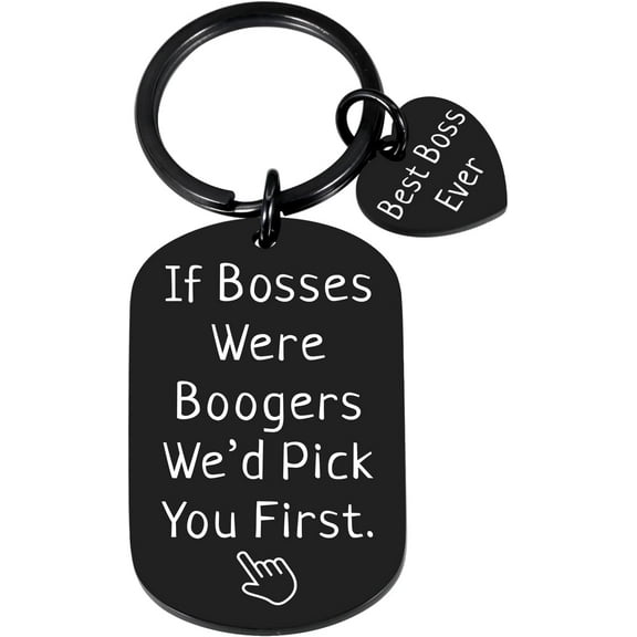 Funny Boss Gifts Keychain Easter Basket Stuffers for Women Men National Boss Day Farewell Going Away Retirement Thank You Office Stuff for Colleague Employee Appreciation Gifts