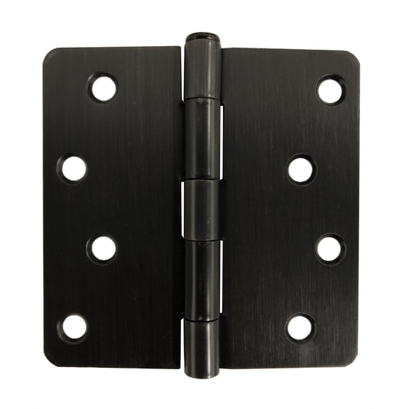 Colester Direct Oil Rubbed Bronze 4 inch Door Hinge with 1/4" Corner Radius, 6 PACK