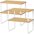 thumbnail image 1 of Shelf Organizer NEX, armario de cocina y encimera de bambú, juego de 4, 1 of 6
