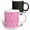 Multicolor, variant on 3drose, Hot Pink and White Damask - Girly Fancy French Floral Swirls - Stylish Classic Elegant Sophisticated, 11oz Magic Transforming Mug